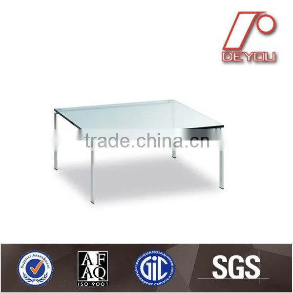 round glass top stainless steel coffee table CT-075