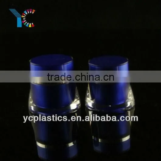 Horse Shoe Cream Acrylic Plastic Jars For Cosmetics