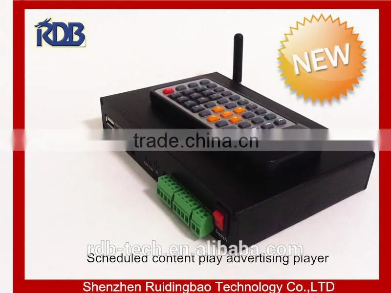 RDB New technology product in china Full hd 1080P advertising media player with auto play and loop play DS009-3