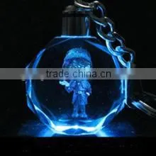 lovely cartoon bear Crystal Key Chain