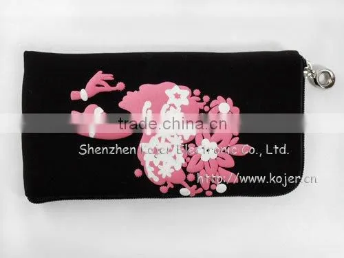 Latest Velvet Cell Phone Bag For Iphone 4