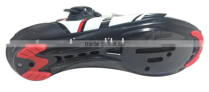 2016 OEM ODM road cycling shoes lock shoes with atop microlock buckle compatible with LOOK and SPD pedals