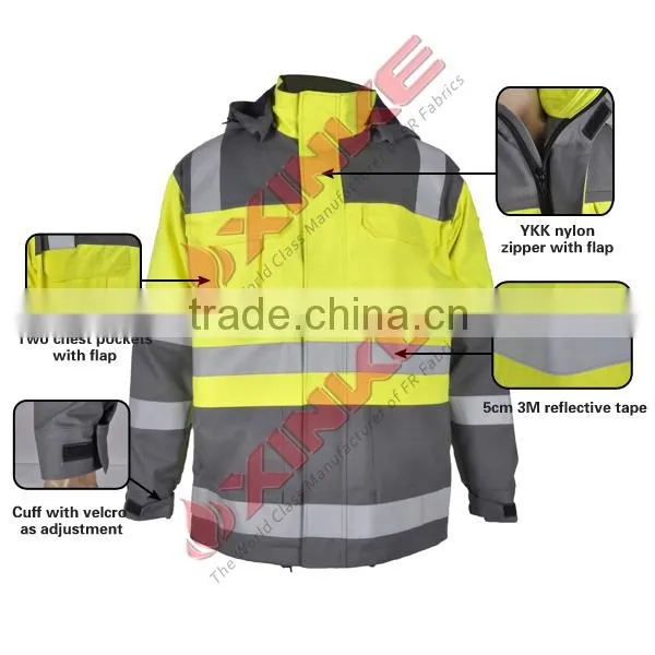 Xinke reflective safety workwear with high visibility reflective tape