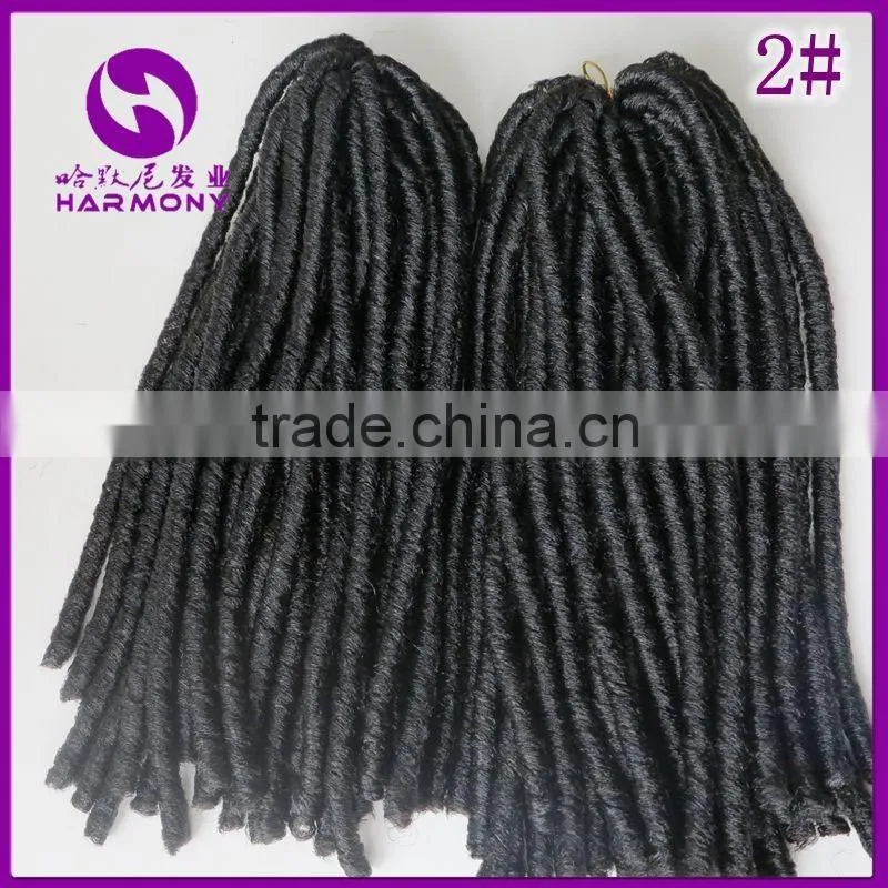 ( Purple Color ) HARMONY 18inch 110grams Synthetic dread locks crochet twist hair extensions dreadlocks weave