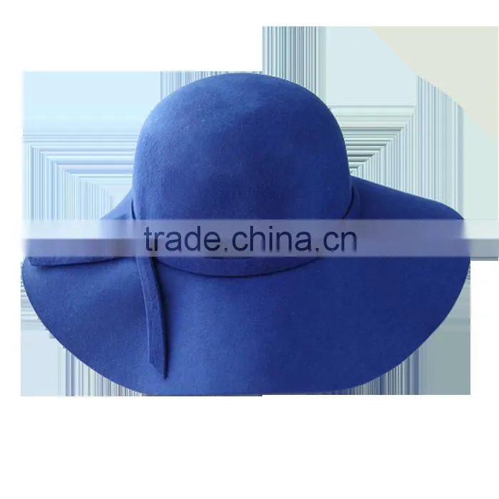 Stylish Wool Felt Floppy Hat