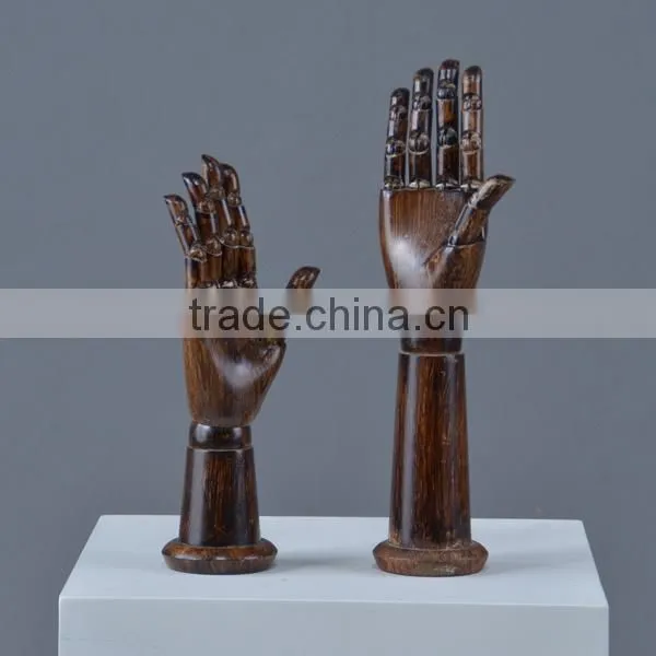 wooden female mannequin hand