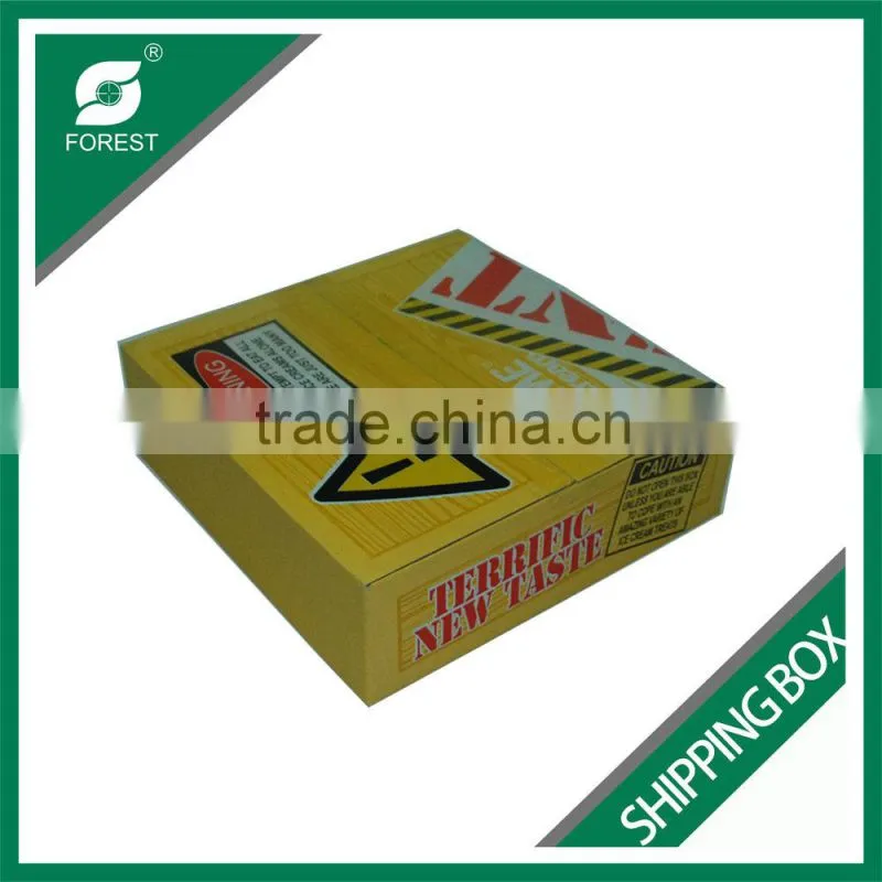 CUSTOM MADE SHIPPING BOX FOR FOOD QUALITY 3 PLY SHIPPING CORRUGATED ICE CREAM PAPER BOX