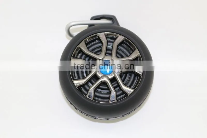 Special tyre shape design bluetooth speaker, promotion gift tire shape mini speaker, low price wireless speaker