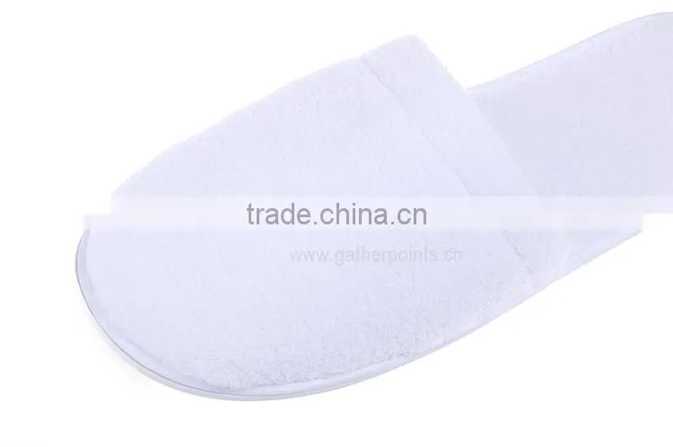 White towel cloth house indoor hotel slippers