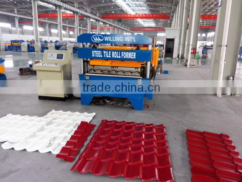 quality Roof and floor tile making machine