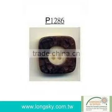 (#P1292-05) 2015 custom made fashion show designer plastic red round clothing buttons