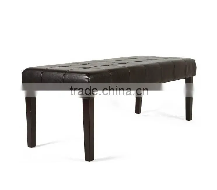 Cheap folding PU KD Bench with leg