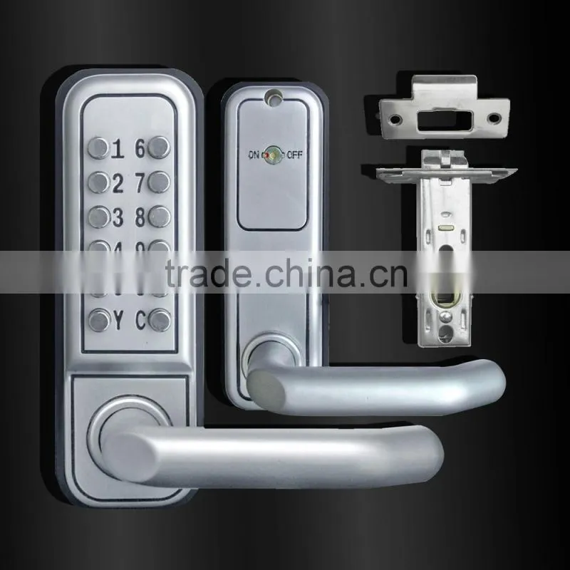 combination lock mechanical code door keyless door lock handle lock push button lock