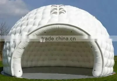 hot sale large commercial used inflatable white inflatable dome tent for party, inflatable camping tent for sale