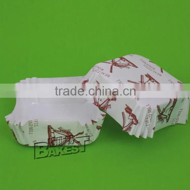 green cherry blossom paper cupcake liners in drench the membrane big size/chevron greaseproof paper cupcake liners
