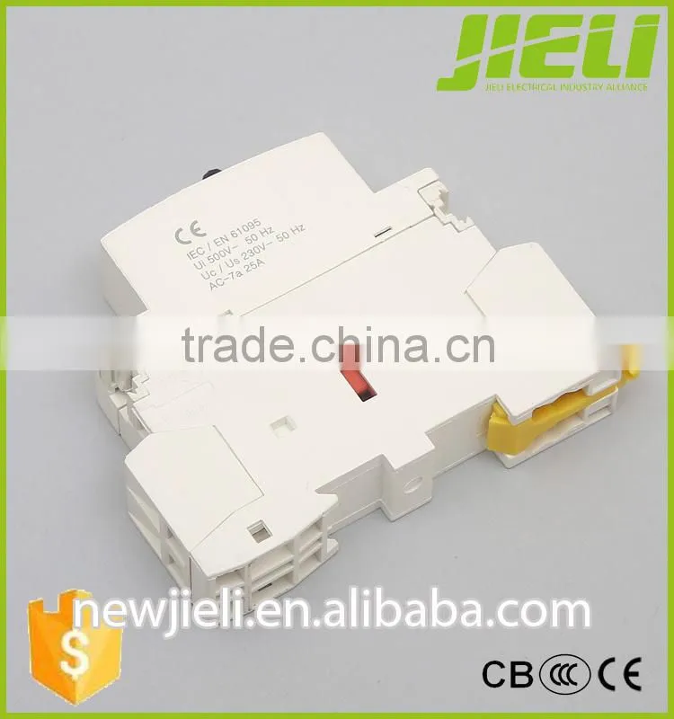 high quality 2NO 25A manually-operated Household mini Contactor