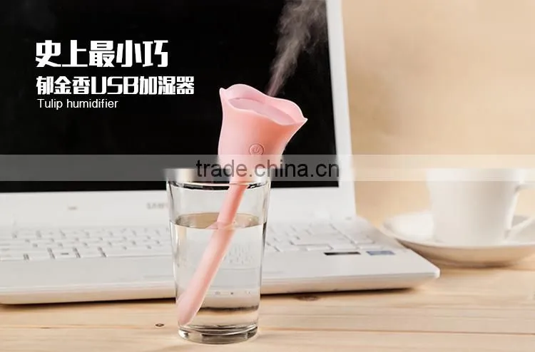 Flower Green Air Cool Mist Humidifier,natural aroma flower diffuser for decoration