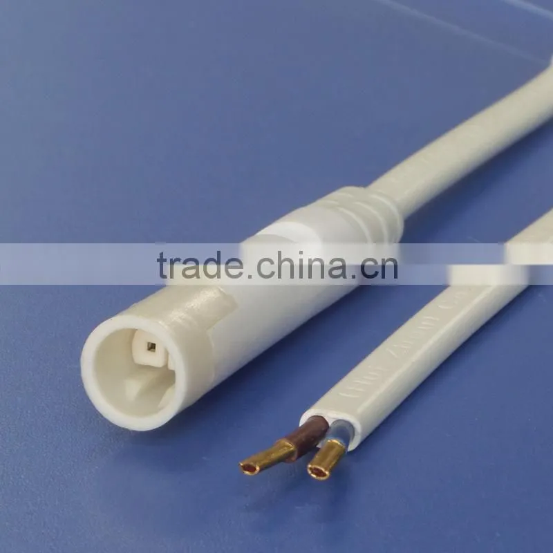 uk 3 pin to europe 2 pin adaptor plug output led electrical 2 pin male plug cable connectors white with Euro socket
