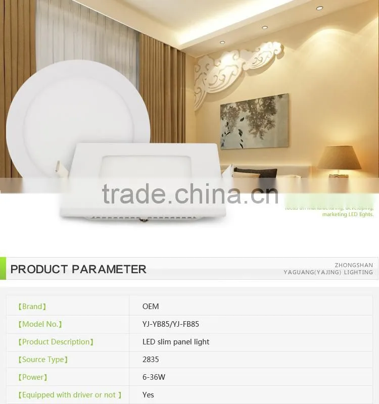 18W LED light panel with CE and RoHS certification