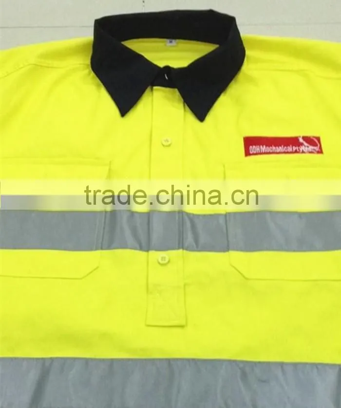 3M 8910 reflective mechanic navy blue work shirts