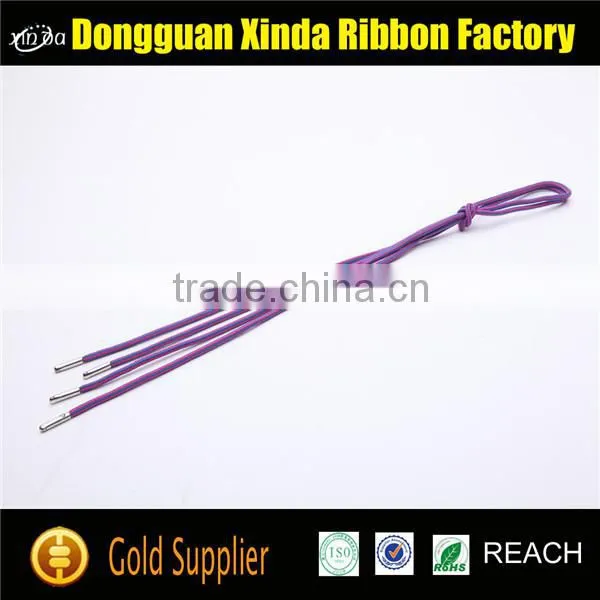 High Quality Custom Polyester Flat Tubular Shoelace