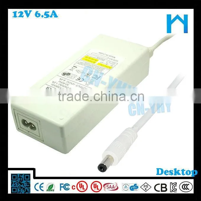 Cheap for massage chair 12v 6.5a dc led power adapter 78w