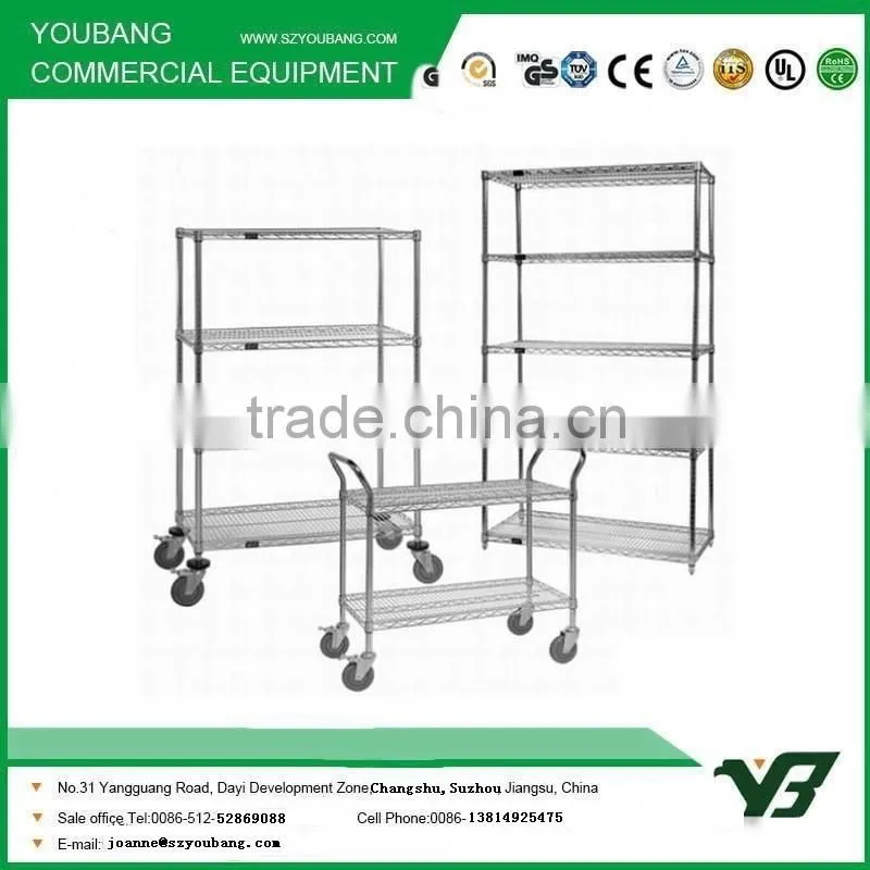 2015 hot sell layer epoxy wire storage rack