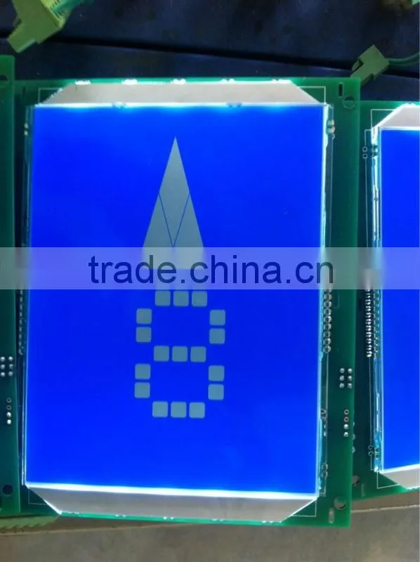 Elevator display, dot matrix display