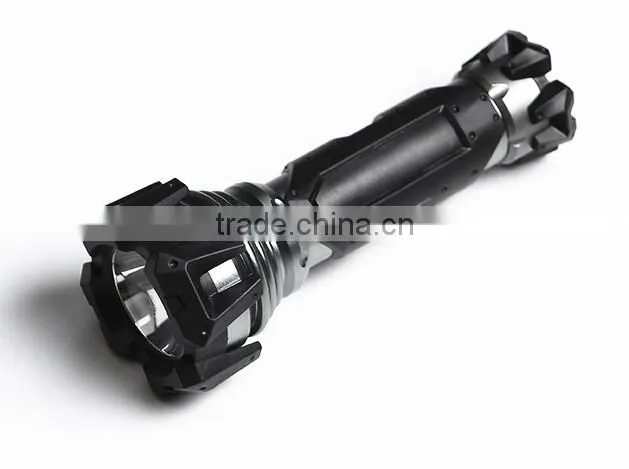 Strong light led rubber flashlight