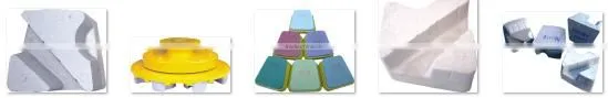 Stone diamond polishing pads