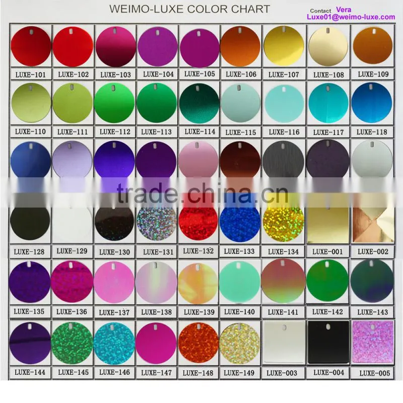 2016 New Patent Red Sequins With Clear Grid For Decorations
