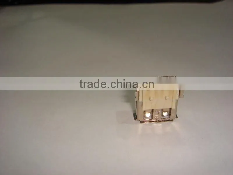 high quality mini USB A type female SMT small ear, LCP
