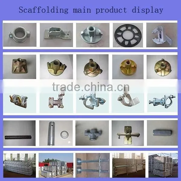 Cast iron flat square plate for scaffolding