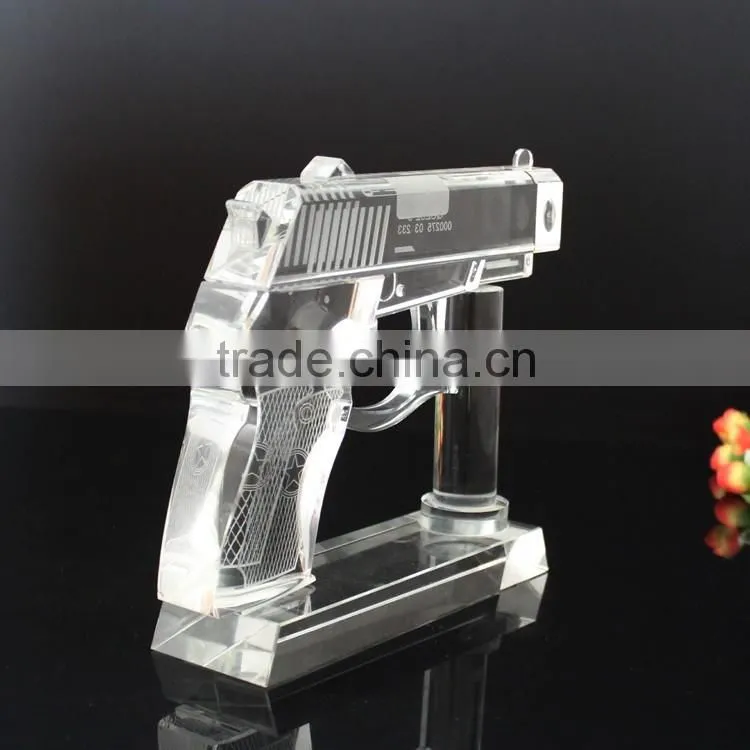 new design 2016 glass crystal gun model
