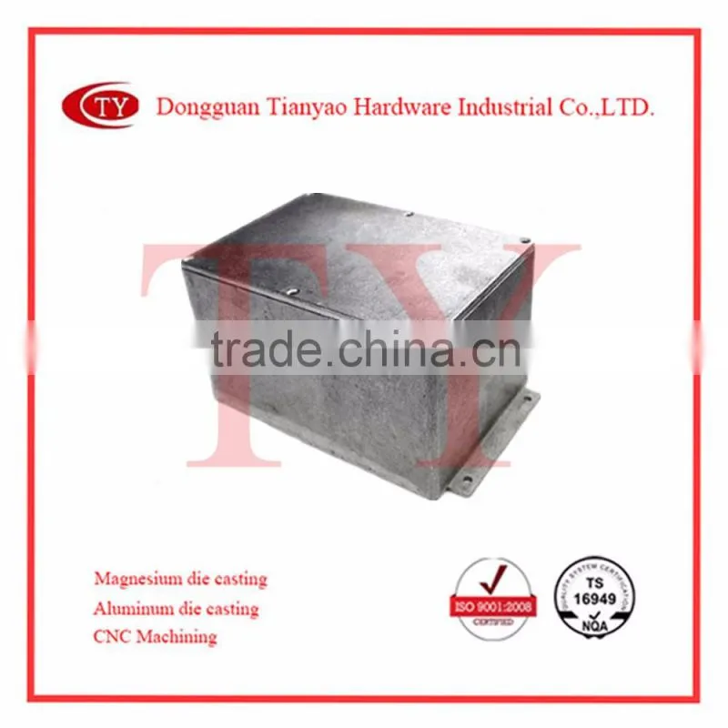 china magnesium die casting electroic device encosures