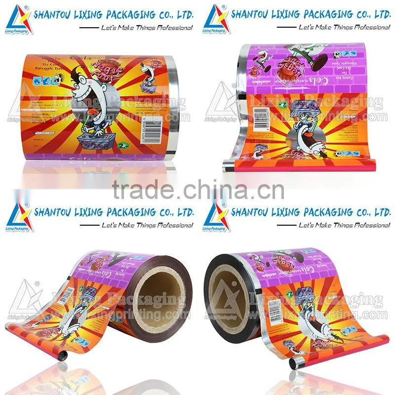 Lollipop packaging film