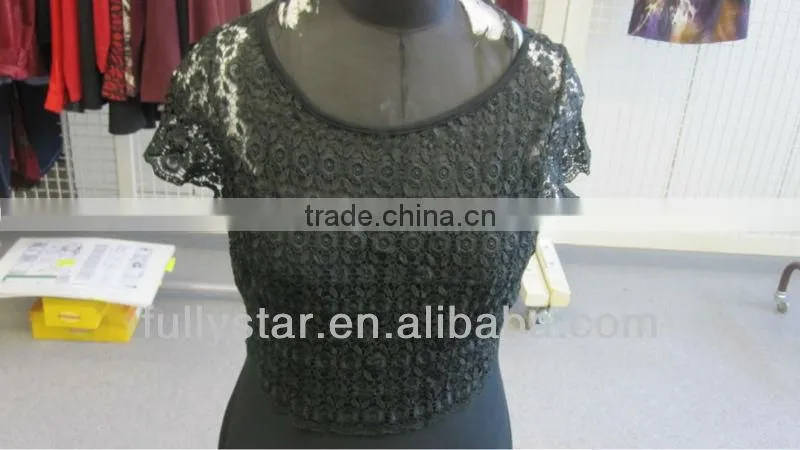 flower girl dress black shirt sleeve 2013 fashion