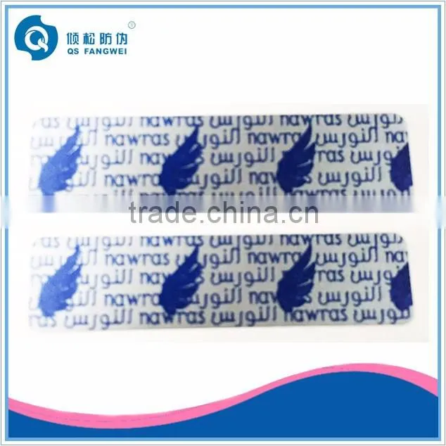 Custom made paper scratch off label sticker in roll