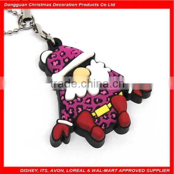 cartoon soft pvc dog keychain