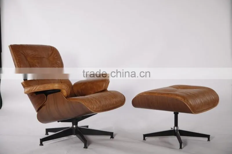 Buy alibaba replica furniture Emes mid century lounge chair and ottoman