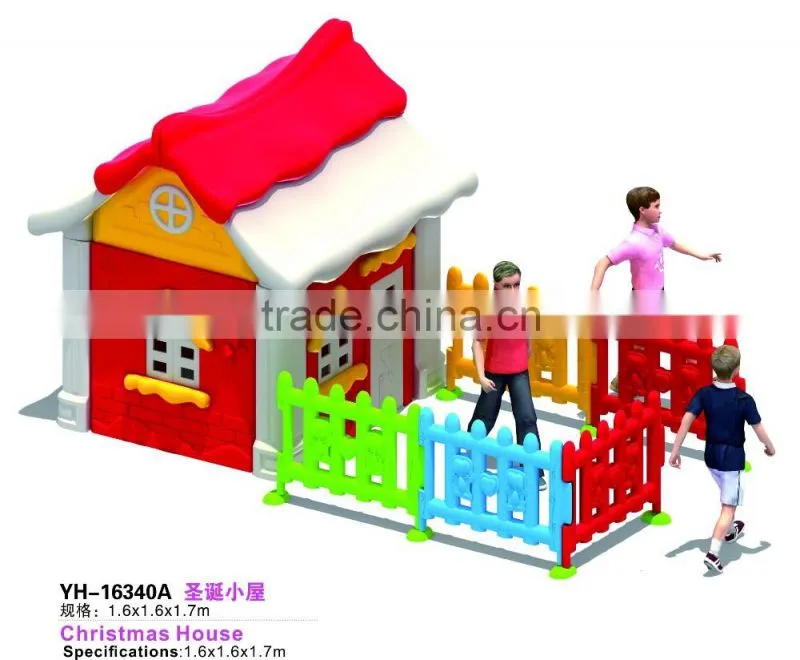 Best quality children plastic outdoor playground houses
