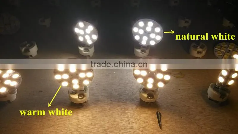 AC DC 3 years warranty CE RoHS 200lm smd 5050 2W dimmable g4 led