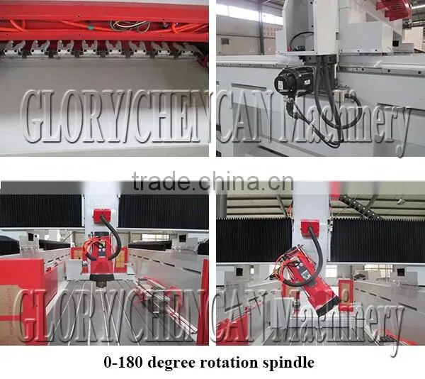 GLORY 5Axis Wood Mold Engraving Machine 5Axis CNC Machine 3D CNC Router with Cheap Price