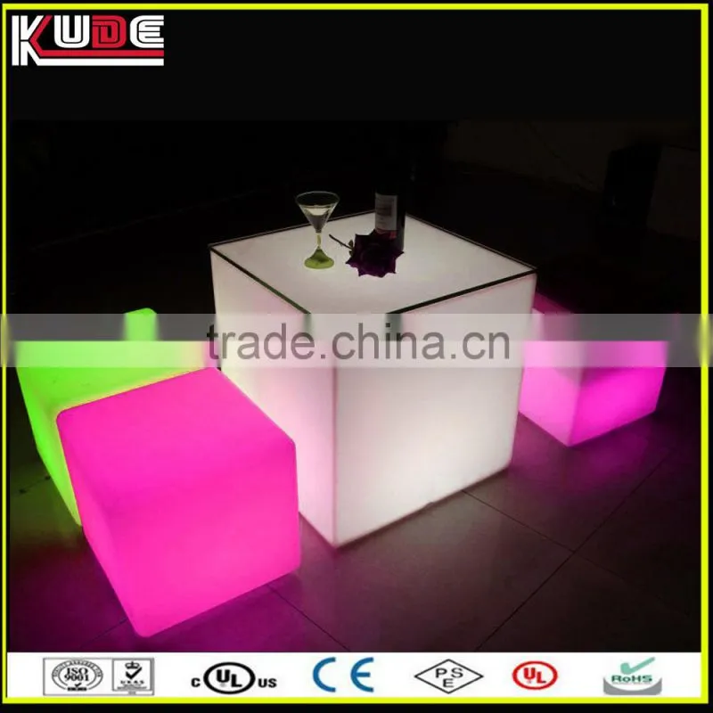 Magic LED Cube, LED sitting cubes, LED waterproof pool cube for party