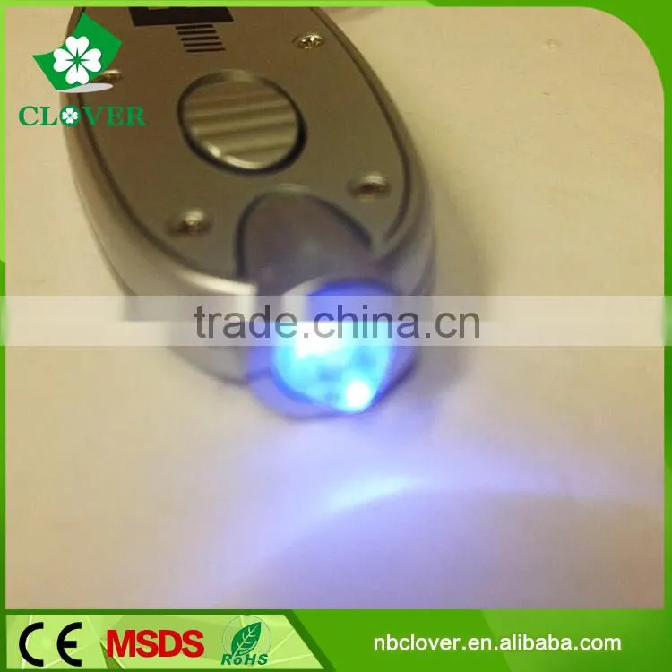 On/off button switch 1 led plastic led flashlight keychain