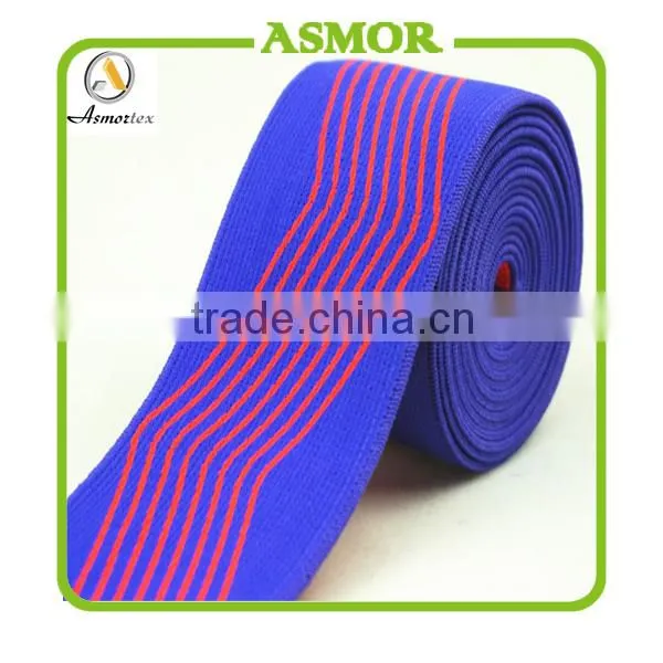 Stripe elastic webbing/ strip elastic band