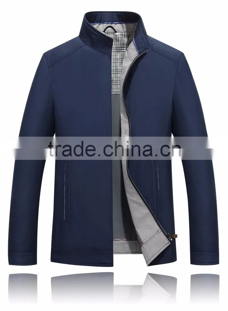 2016 new fashion fancy high quality fashion design men jackets with mandarin collar