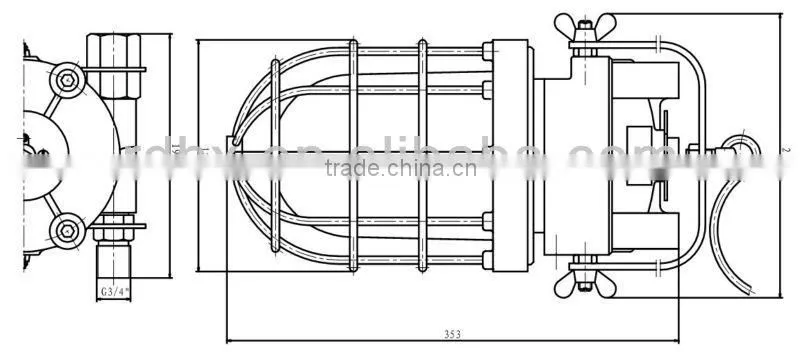 100W Explosion-Proof Air Lamp