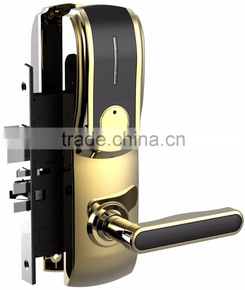 rfid card security electric handle safe digital hotel keyless download smart lock