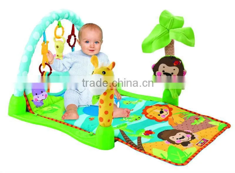 2014 hot new baby play gym soft safety playmat